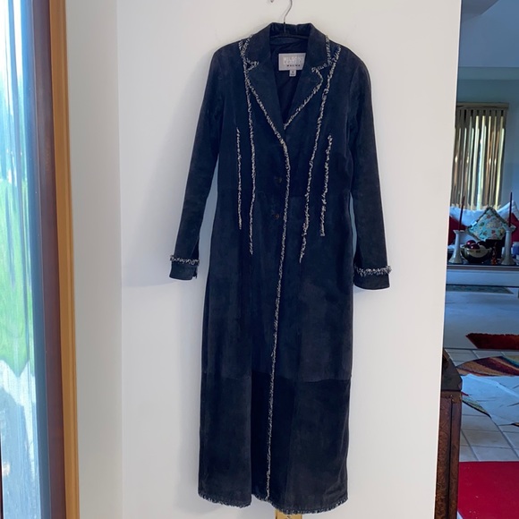 Wilsons Leather Jackets & Blazers - Navy Genuine Suede, Excellent condition, armpit to armpit 16”, length 50”